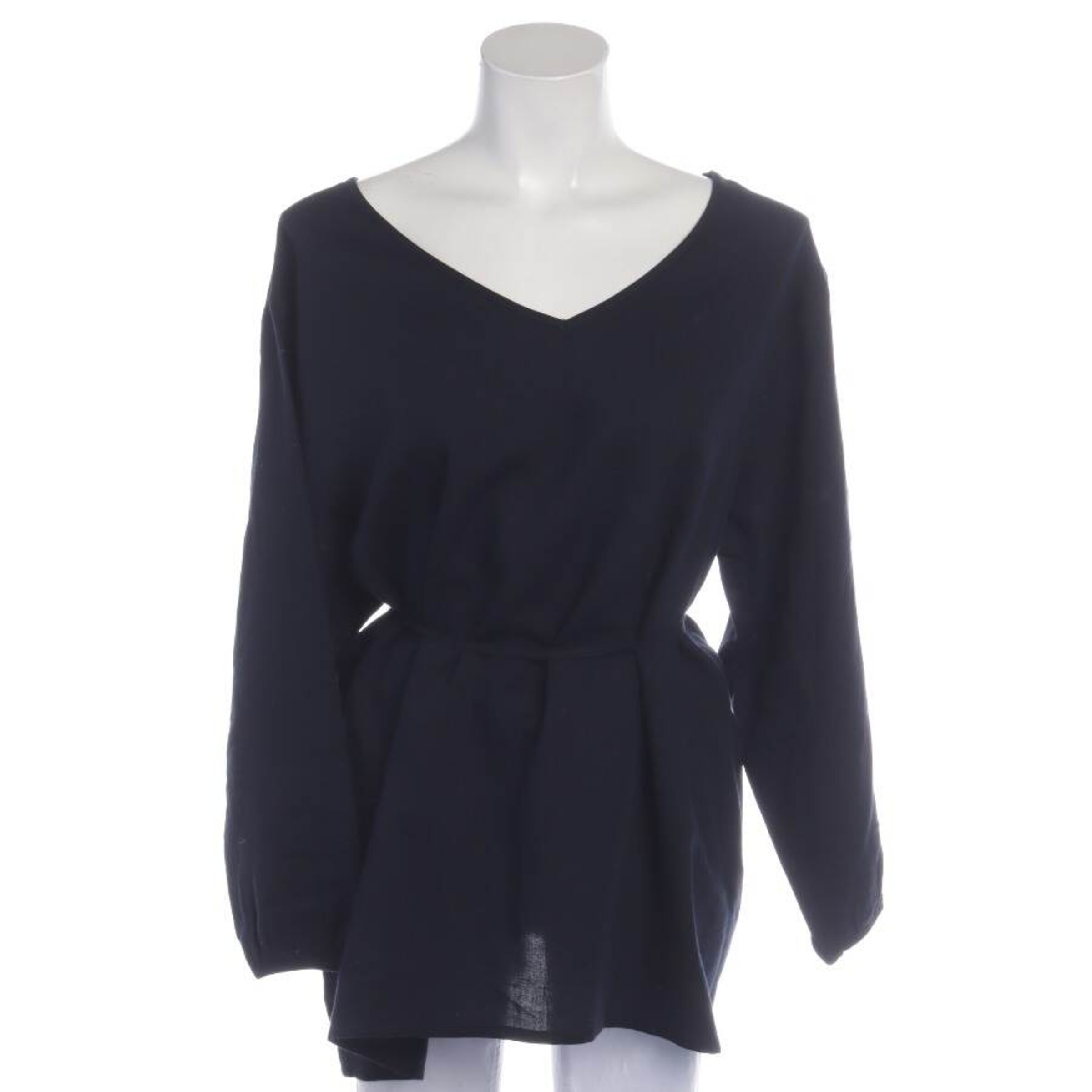 AMERICAN VINTAGE Bluse / Tunika XS in Blau: Vorderseite