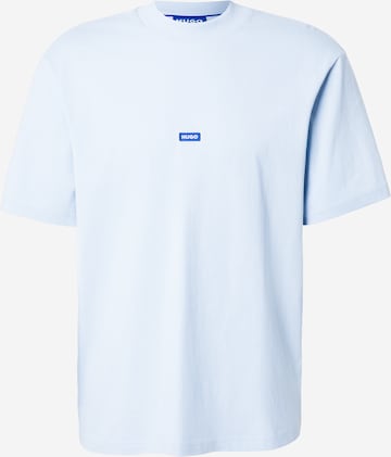 T-Shirt 'Nieros' HUGO en bleu : devant