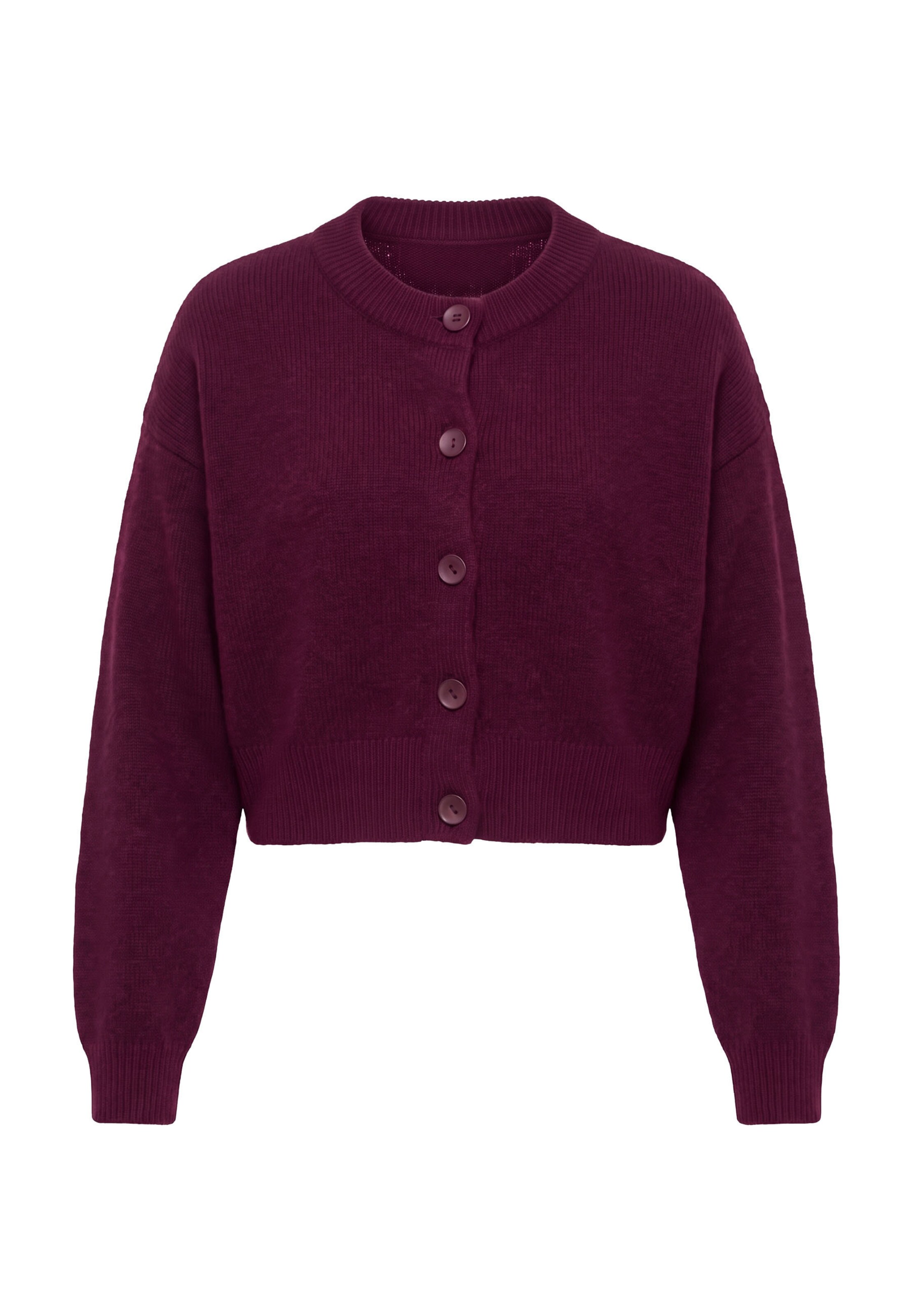 Estelou Strickjacke in Rot: Vorderseite