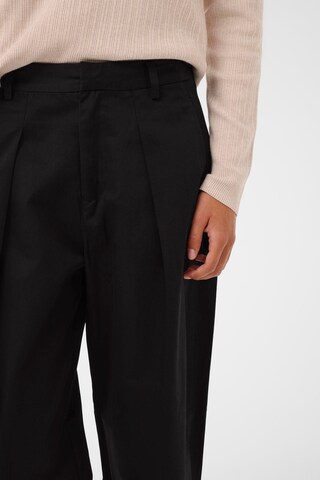 InWear Wide Leg Hose 'TinikkaIW' in Schwarz