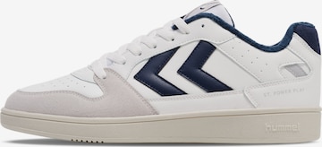 Baskets basses ' POWER PLAY PL' Hummel en blanc : devant