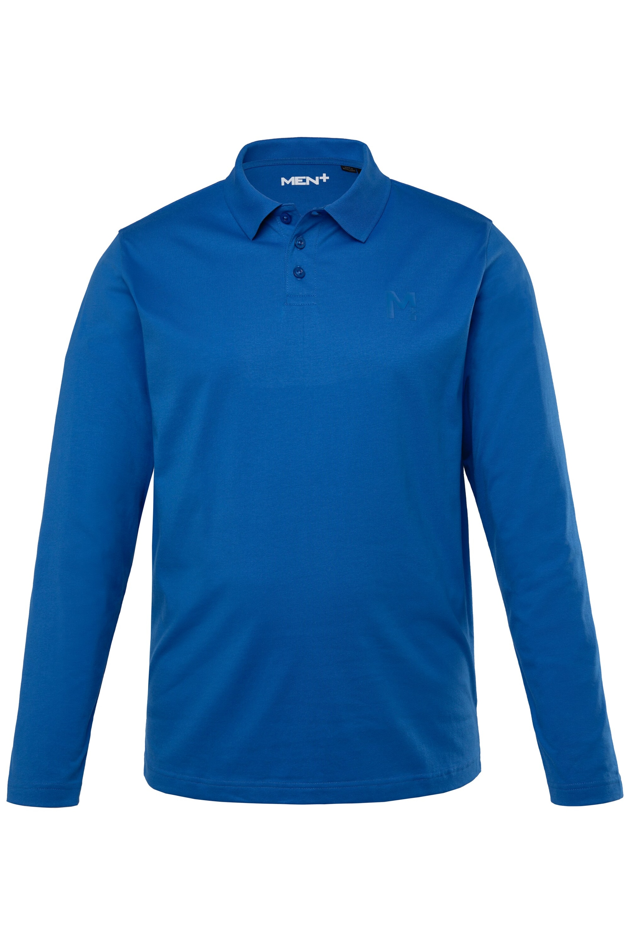 Men Plus Shirt in Blue: front