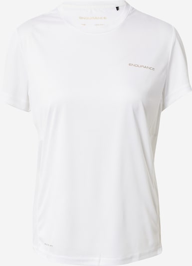 ENDURANCE Functioneel shirt 'Milly' in de kleur Goud / Wit, Productweergave