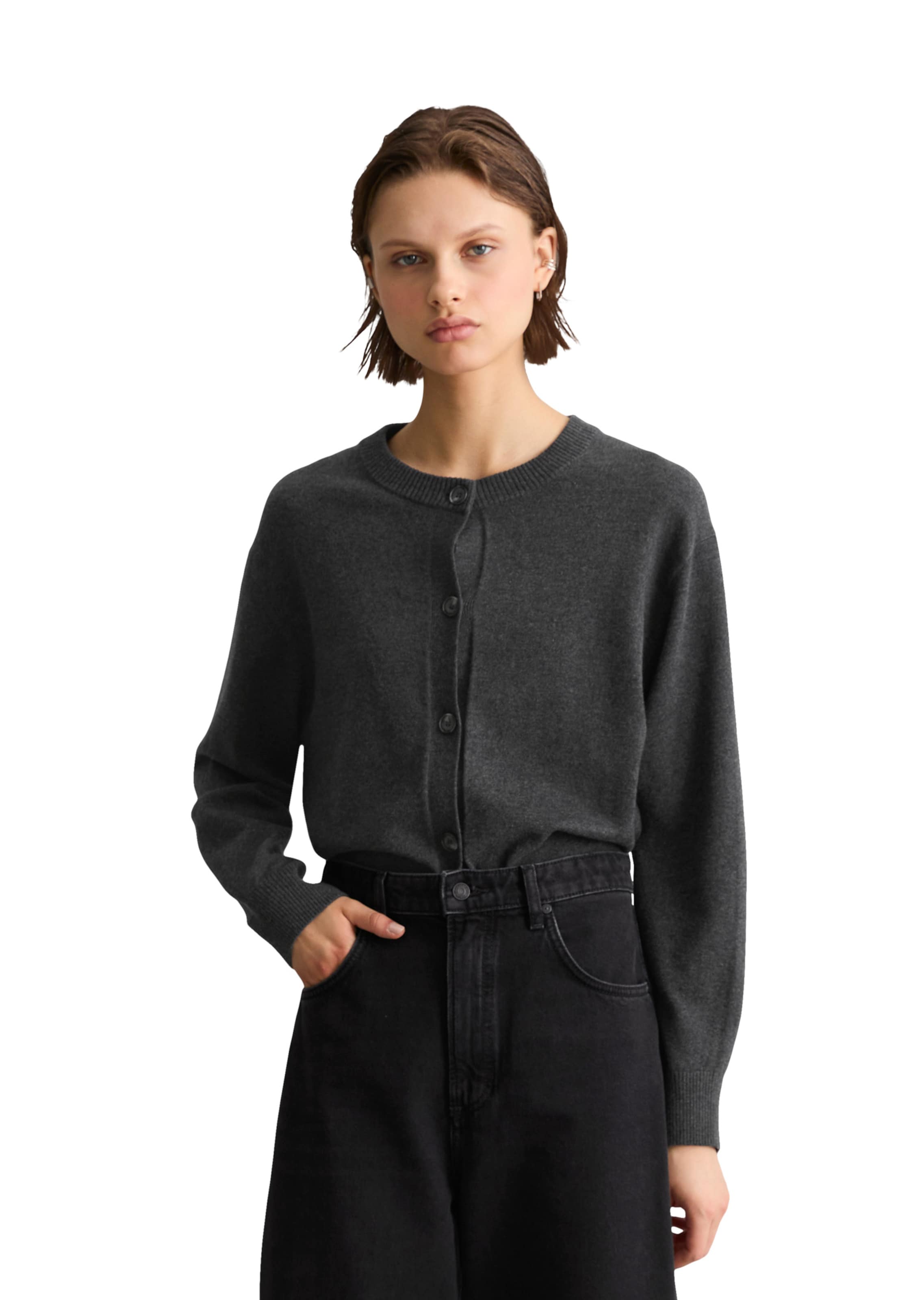 Cardigan Marc O'Polo DENIM en gris : devant