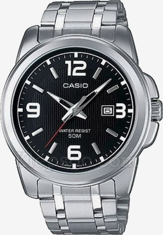 CASIO Analoguhr in Silber: Vorderseite