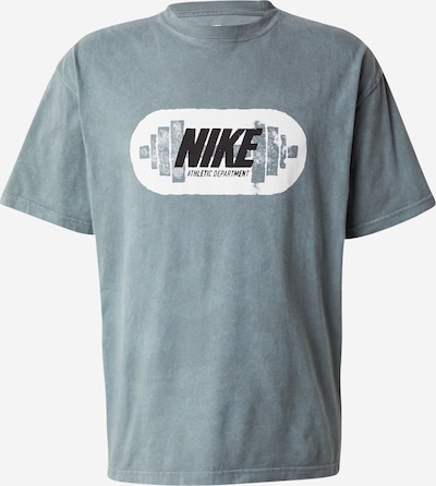 NIKE Tehnička sportska majica 'M90 GYM HERITAGE' u bazalt siva / crna / bijela, Pregled proizvoda