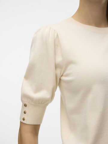 VERO MODA Pullover 'VMHOLLYKARIS' in Beige