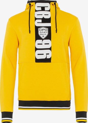 CIPO & BAXX Sweatshirt in Yellow: front