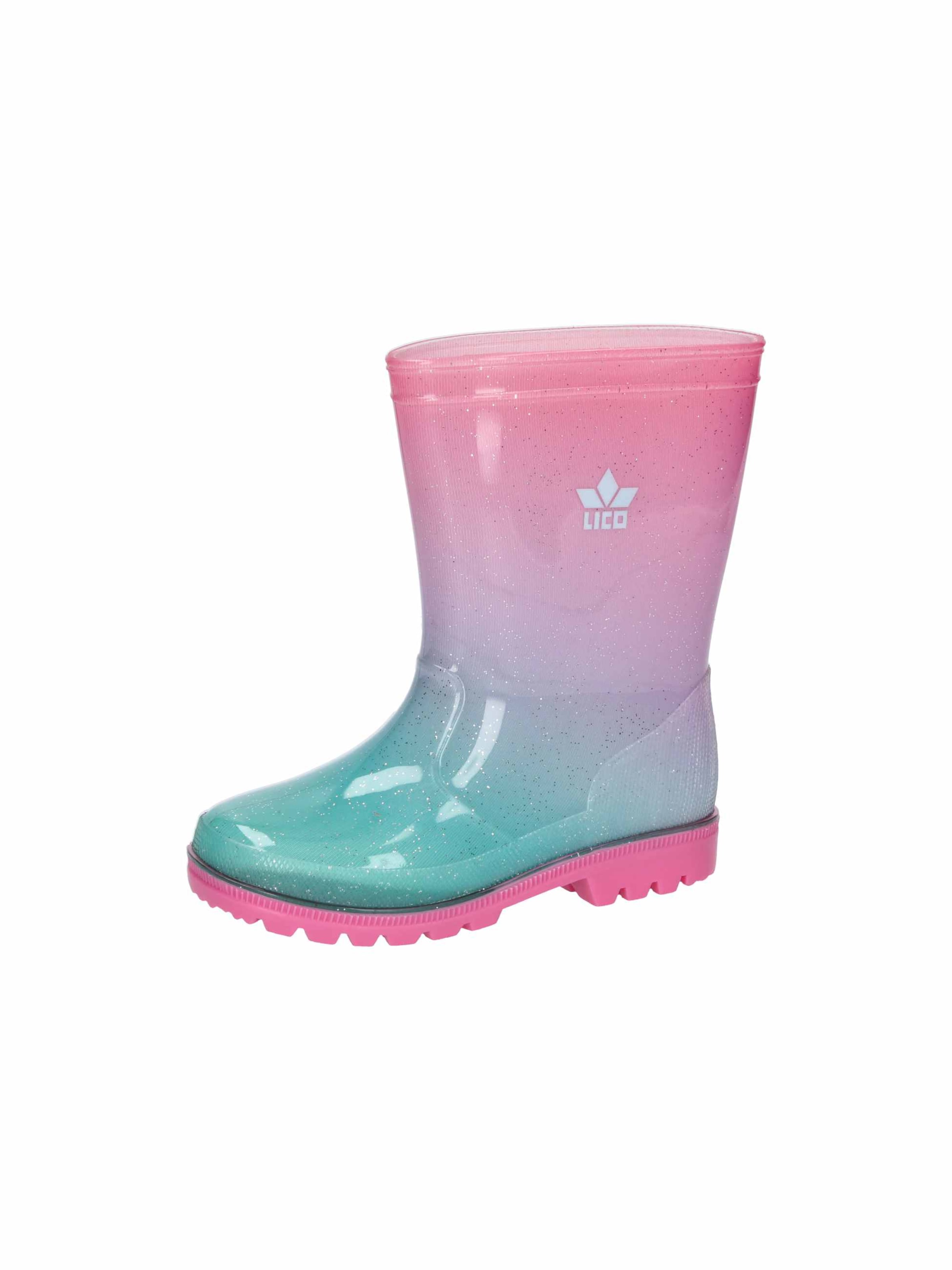 LICO Rubber Boots 'Stormy' in Blue: front