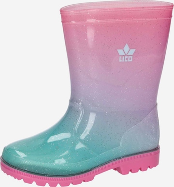 LICO Rubber boot 'Stormy' in Blue: front