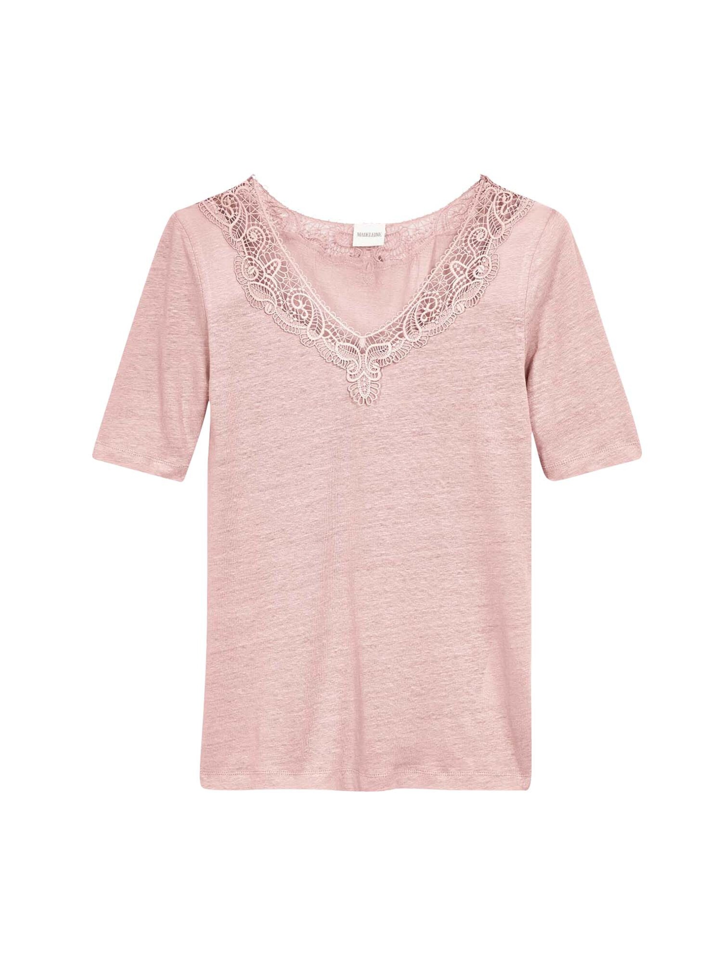 T-shirt MADELEINE en rose : devant