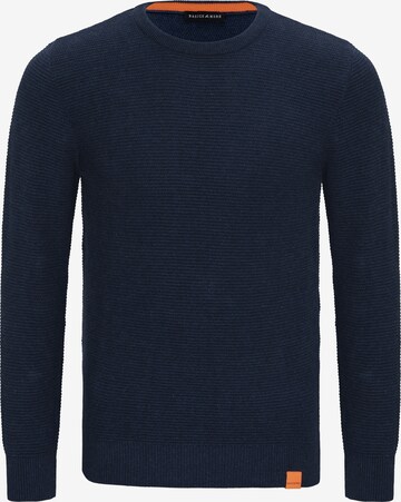 Basics and More Pullover ' Shaun ' in Blau: predná strana