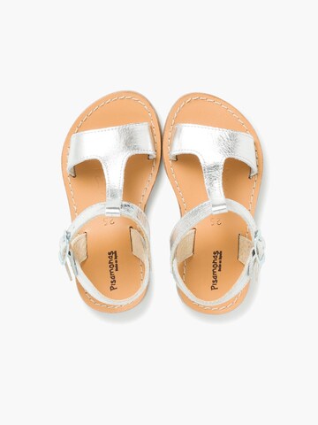 Sandales Pisamonas en argent