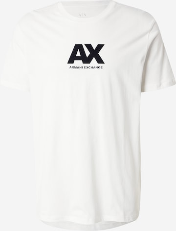 Maglietta di ARMANI EXCHANGE in bianco: frontale
