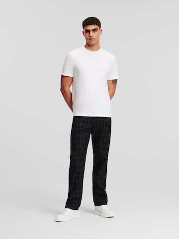 Karl Lagerfeld Тениска 'Kameo' в бяло