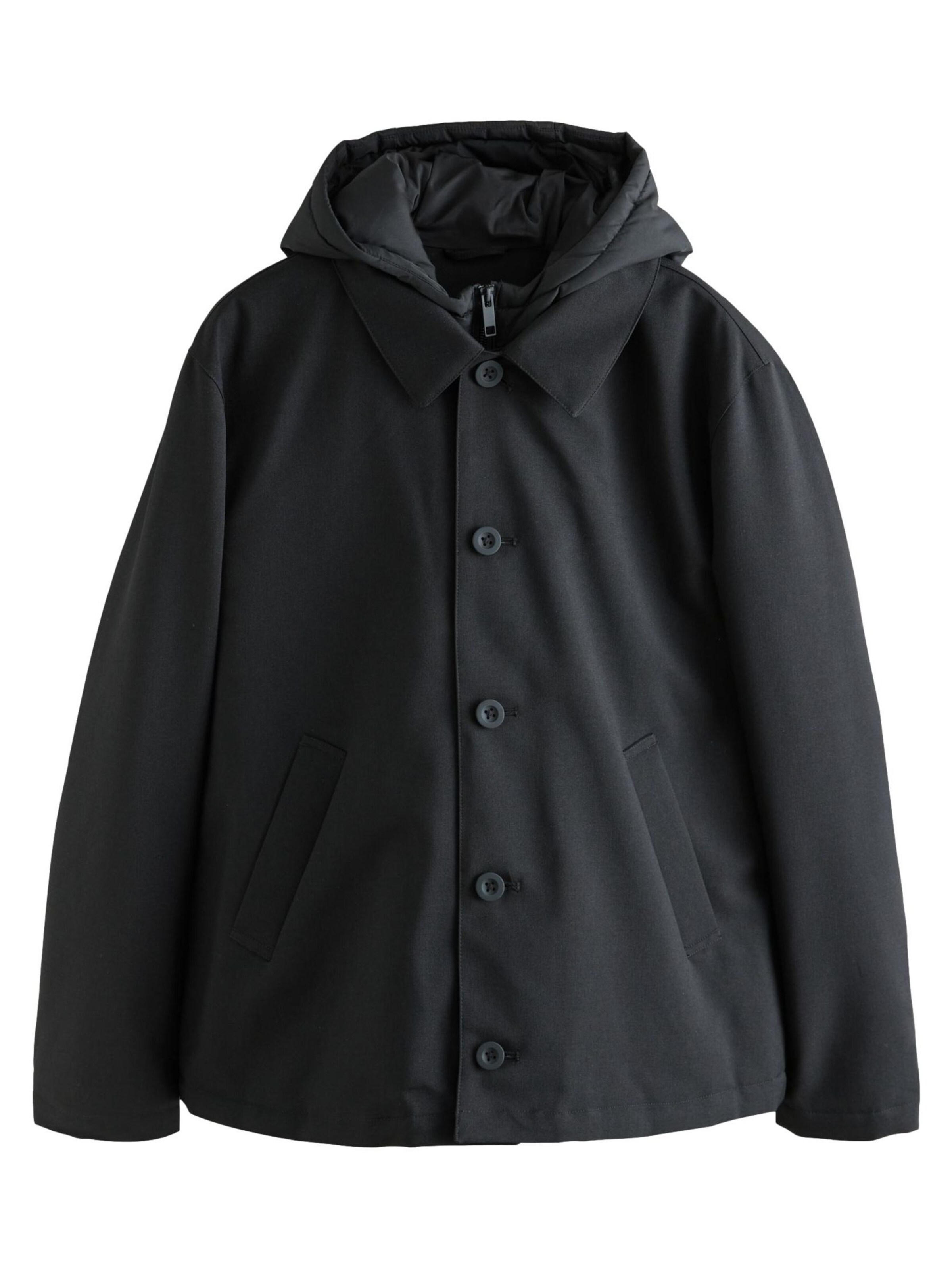 Next Übergangsjacke in Schwarz: Vorderseite