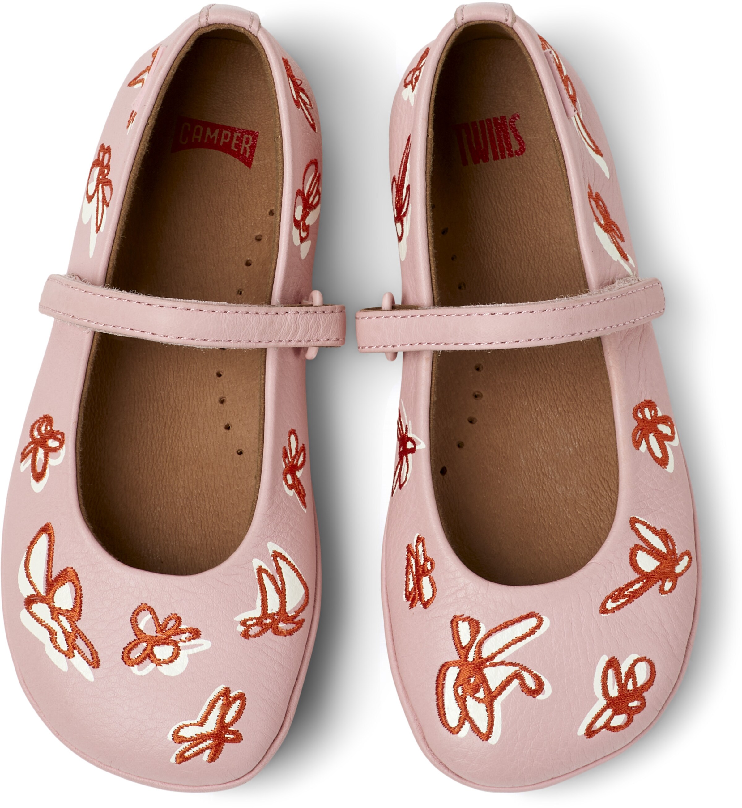 CAMPER Ballerina's ' Right ' in Roze