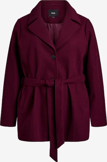 Palton de primăvară-toamnă 'Cacallie' Zizzi pe roșu bordeaux, Vizualizare produs
