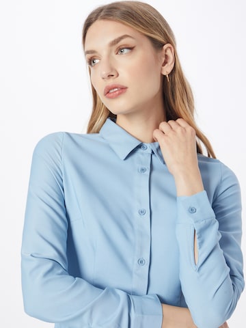 In The Style Shirt Dress in Blue