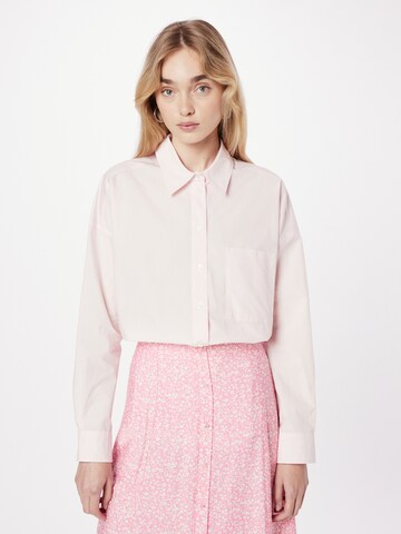 DRYKORN Blouse 'AAKE' in Pink: front