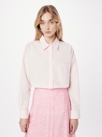 DRYKORN Blouse 'AAKE' in Roze: voorkant