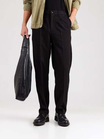 Loosefit Pantalon à pince 'ONSMIRO' Only & Sons en noir : devant