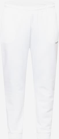 Calvin Klein Curve Tapered Trousers in White: front