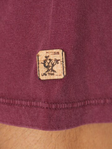 Life-Tree Shirt 'Basic' in Red