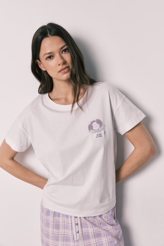 Women' Secret Pyjama värissä valkoinen