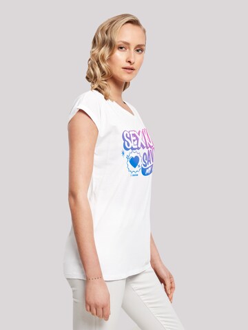 F4NT4STIC Shirt 'Sex Education Sex Kid Blend Netflix TV Series' in White