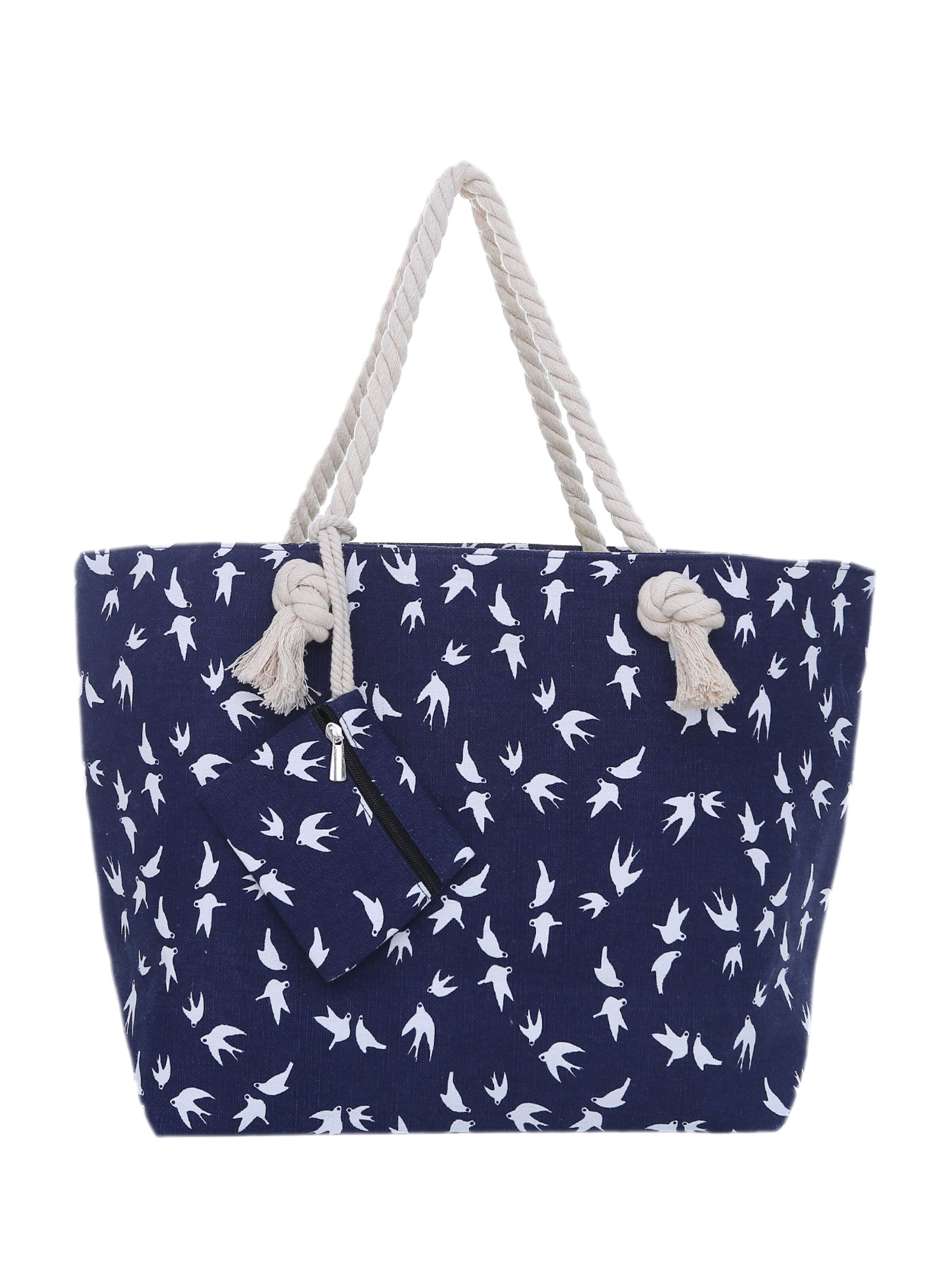 DonDon Beach Bag in Blue: front
