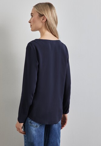 STREET ONE Bluse in Blau