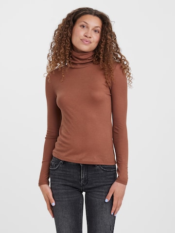 VERO MODA Shirt 'ELLA' in Braun: predná strana