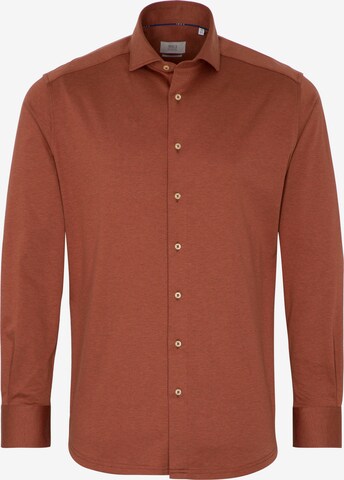 ETERNA Button Up Shirt in Orange: front