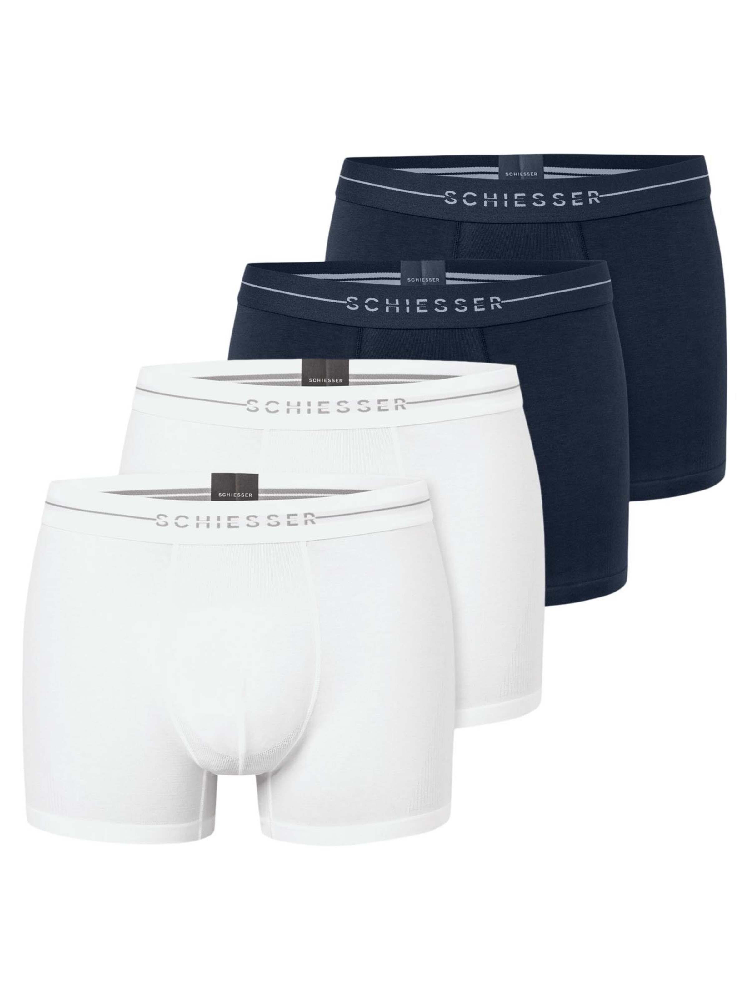 SCHIESSER Boxershorts 'Cotton Flex' in de kleur Blauw gemêleerd, Productweergave
