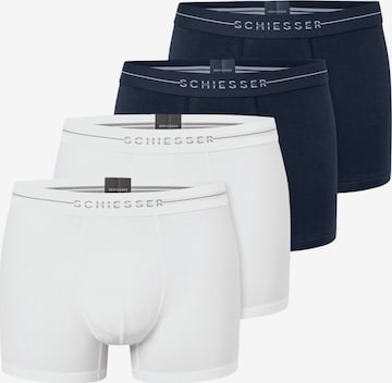 SCHIESSER Boxer shorts 'Cotton Flex' in Blue: front