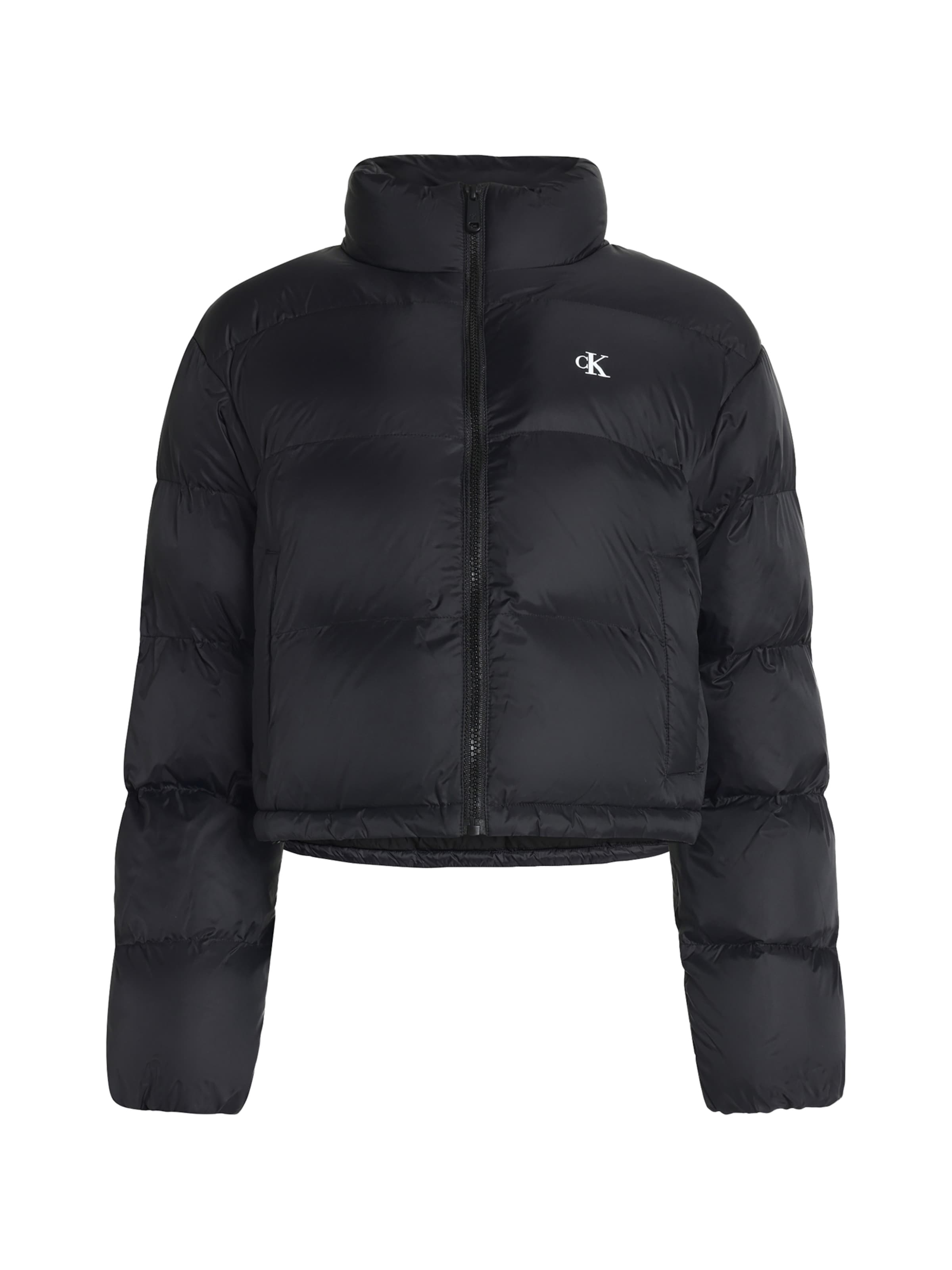 Calvin Klein Jeans Tussenjas 'ESSENTIAL' in Zwart: voorkant