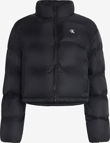 Geacă de primăvară-toamnă 'ESSENTIAL' de la Calvin Klein Jeans pe negru: față