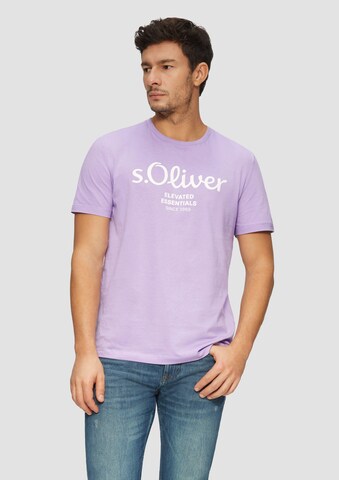 T-Shirt s.Oliver en violet : devant
