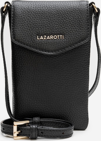 Lazarotti Crossbody Bag 'Bologna' in Black: front