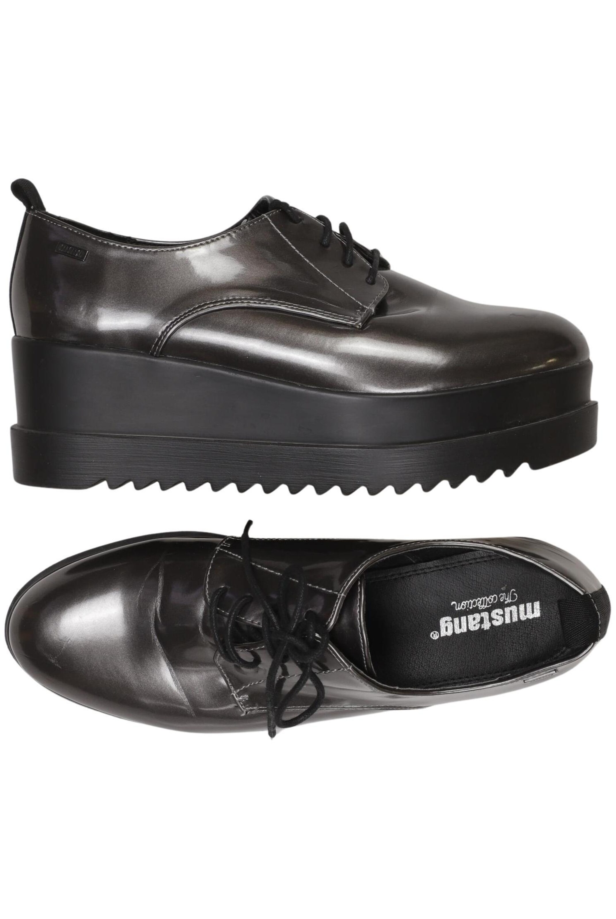 MUSTANG Flats & Loafers in 39 in Silver: front