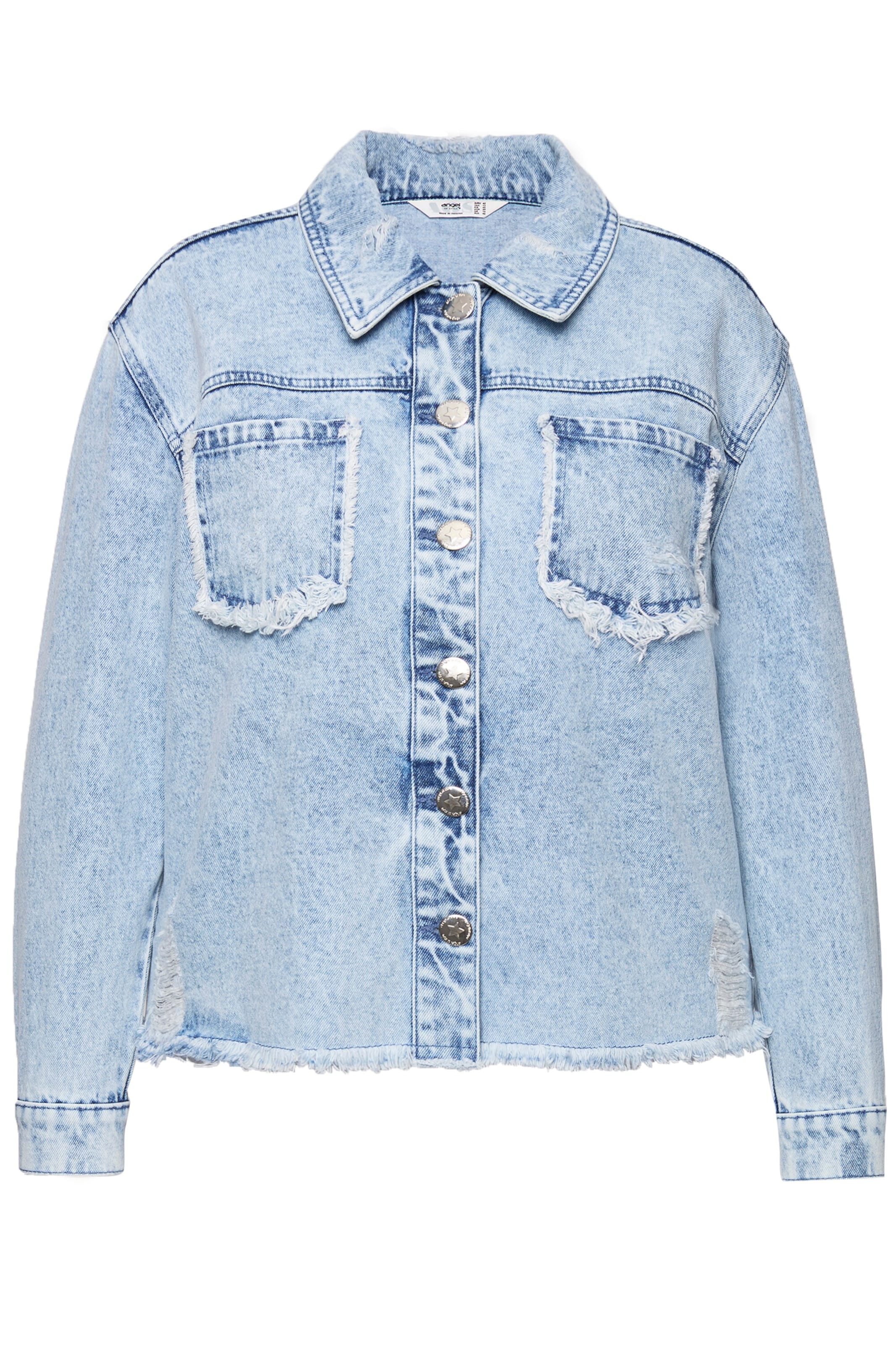 Angel of Style Übergangsjacke in hellblau / mischfarben, Produktansicht