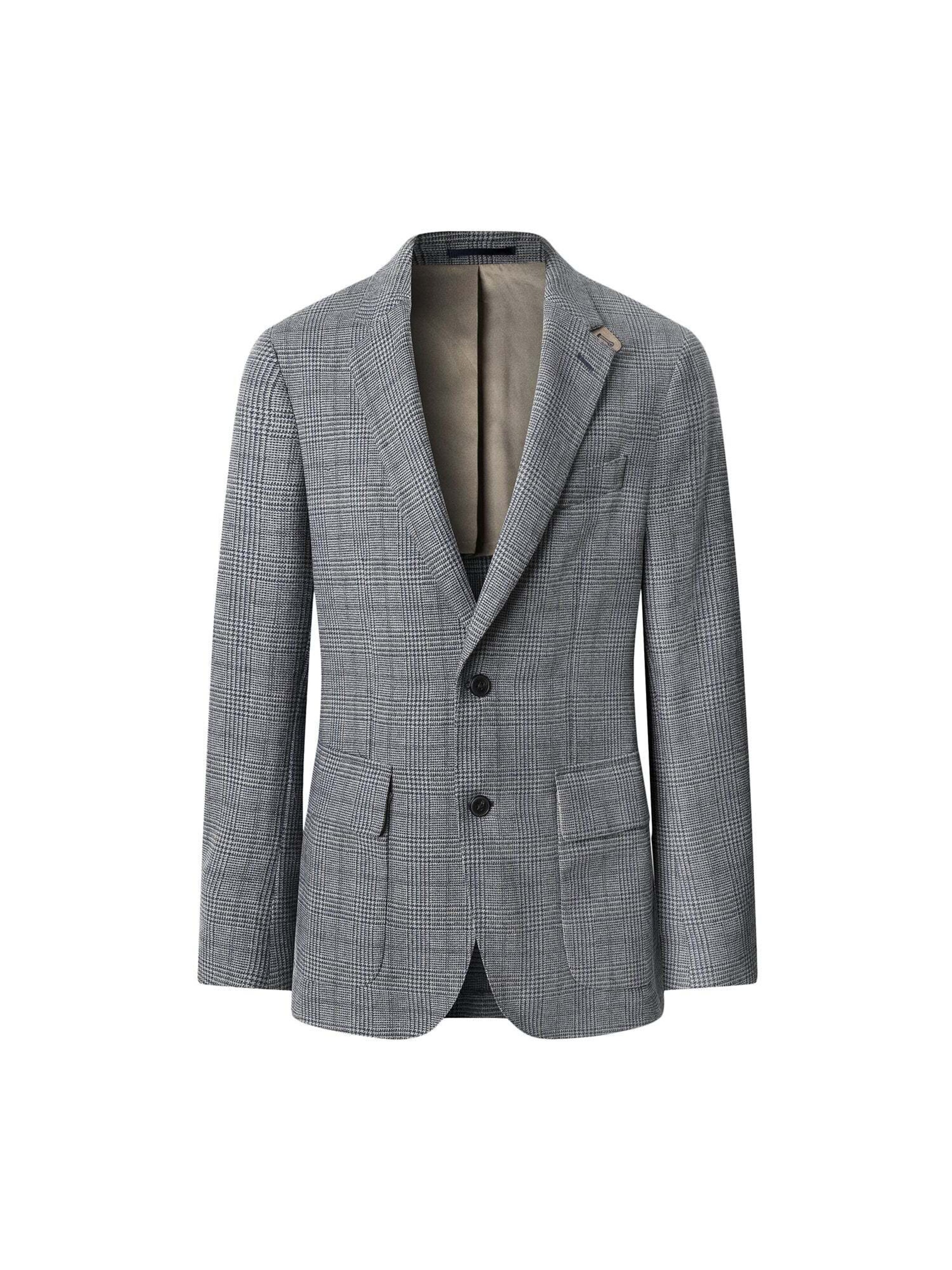 Hackett London Regular Fit Sakko in Blau: Vorderseite