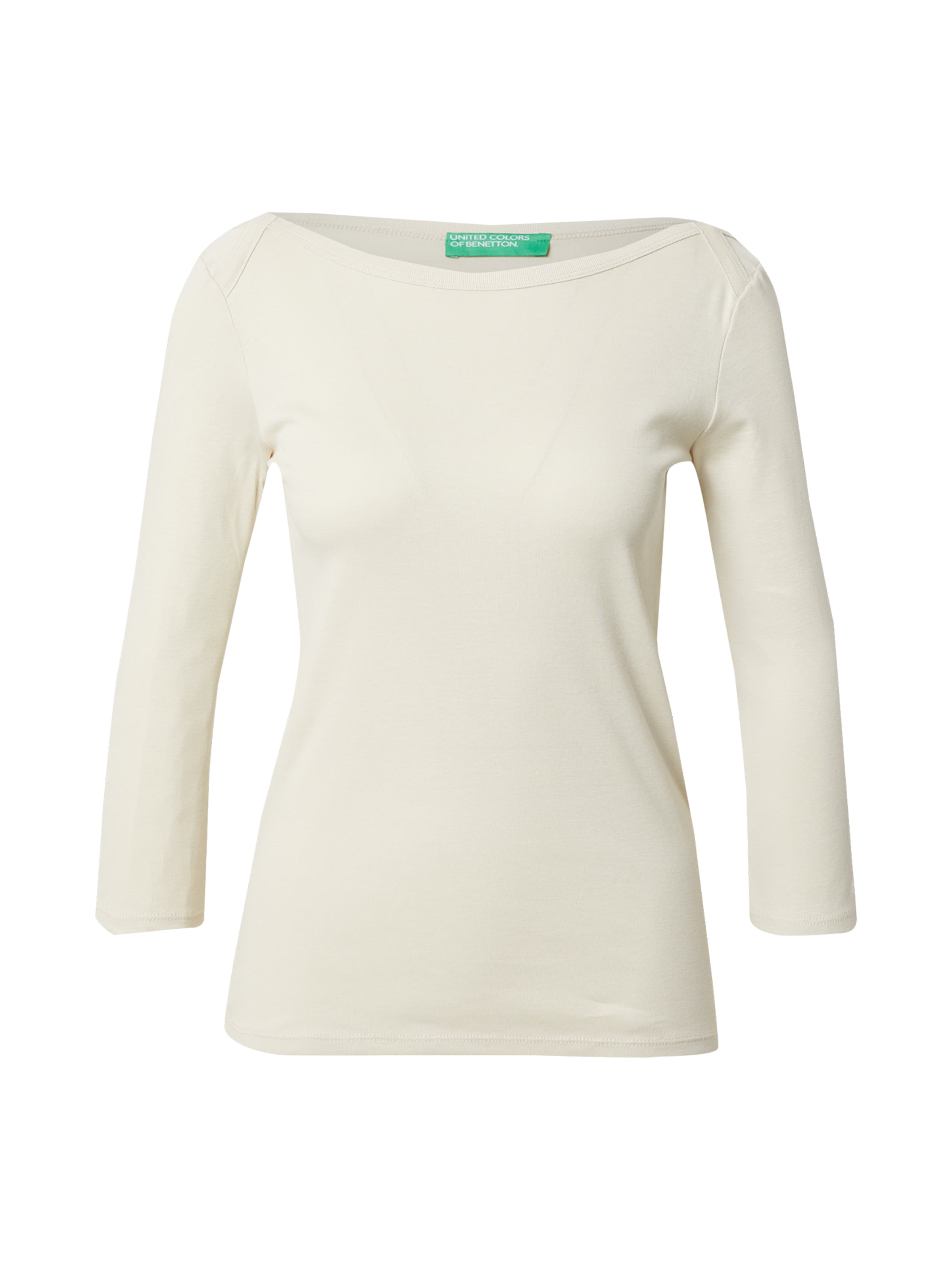 UNITED COLORS OF BENETTON Shirt in Beige: Vorderseite
