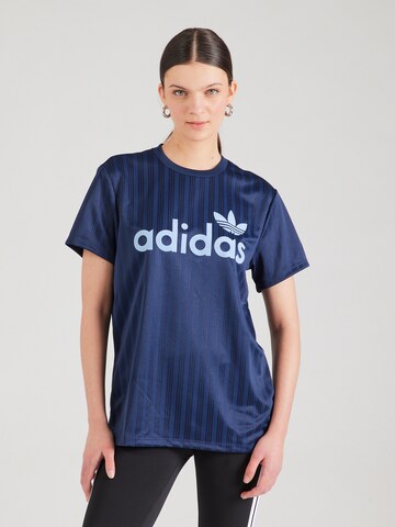 T-shirt ADIDAS ORIGINALS en bleu : devant