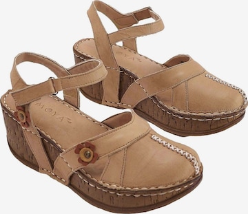 Limoya - Sandalias 'Katlyn' en beige: frente