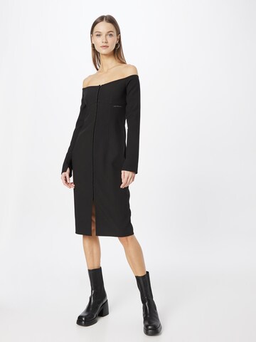 Calvin Klein Jeans Dress in Black: front