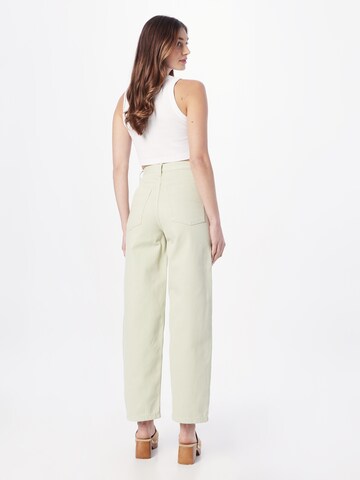 TOPSHOP Wide Leg Jeans in Grün