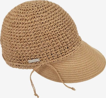 Seeberger Cap 'Cap' in Brown: front