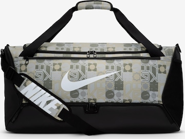 NIKE Sports Bag 'Brasilia' in Grey: front